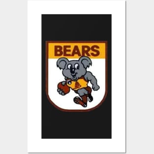 Brisbane bears football | AFL Footy australian football Posters and Art